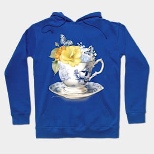 Lovely Blue Porcelain B Hoodie